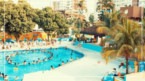 Clube Privé em Caldas Novas: Piscinas e Toboáguas