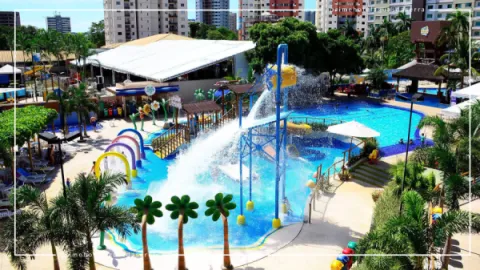 Clube Privé em Caldas Novas: Piscinas e Toboáguas
