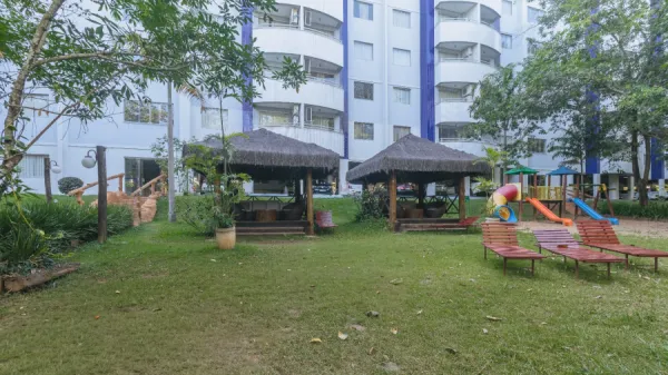 Foto demonstrativa de Playground e Área Verde